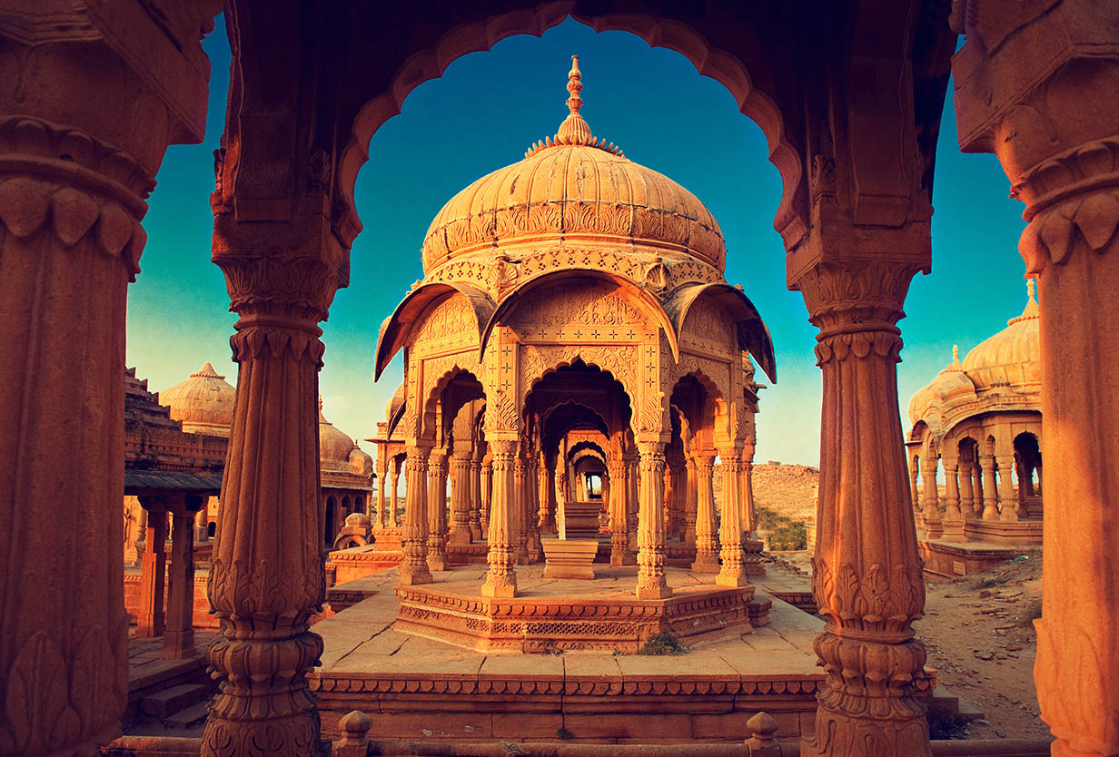 Bada Bagh cenotaph in Jaisalmer